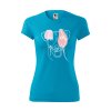 Funkční Tričko "Line Art Barevné" - Jack Russell Dámské