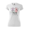 Funkční Tričko "Line Art Barevné" - Jack Russell Dámské
