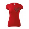 Funkční Tričko "Srdíčko" - Jezevčík Dámské