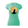 Funkční Tričko "Měsíc" - Labradorský retrívr Dámské