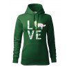 Mikina "Love Plemeno" - Border Kolie Dámská