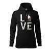 Mikina "Love Plemeno" - Výmarský ohař Dámská