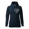 Mikina "Srdíčko" - Výmarský ohař Dámská