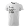 Tričko "Best Dad ever" - Australský ovčák Pánské