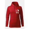 Mikiny lovePlemeno ona červená