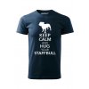 Keep Calm námořní modrá Stafík