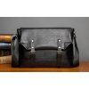 Crossbody TAŠKA KOŽENÁ  / AKTOVKA - ČIERNA CROSSBODY
