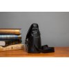 Crossbody TAŠKA KOŽENÁ  / AKTOVKA - ČIERNA CROSSBODY
