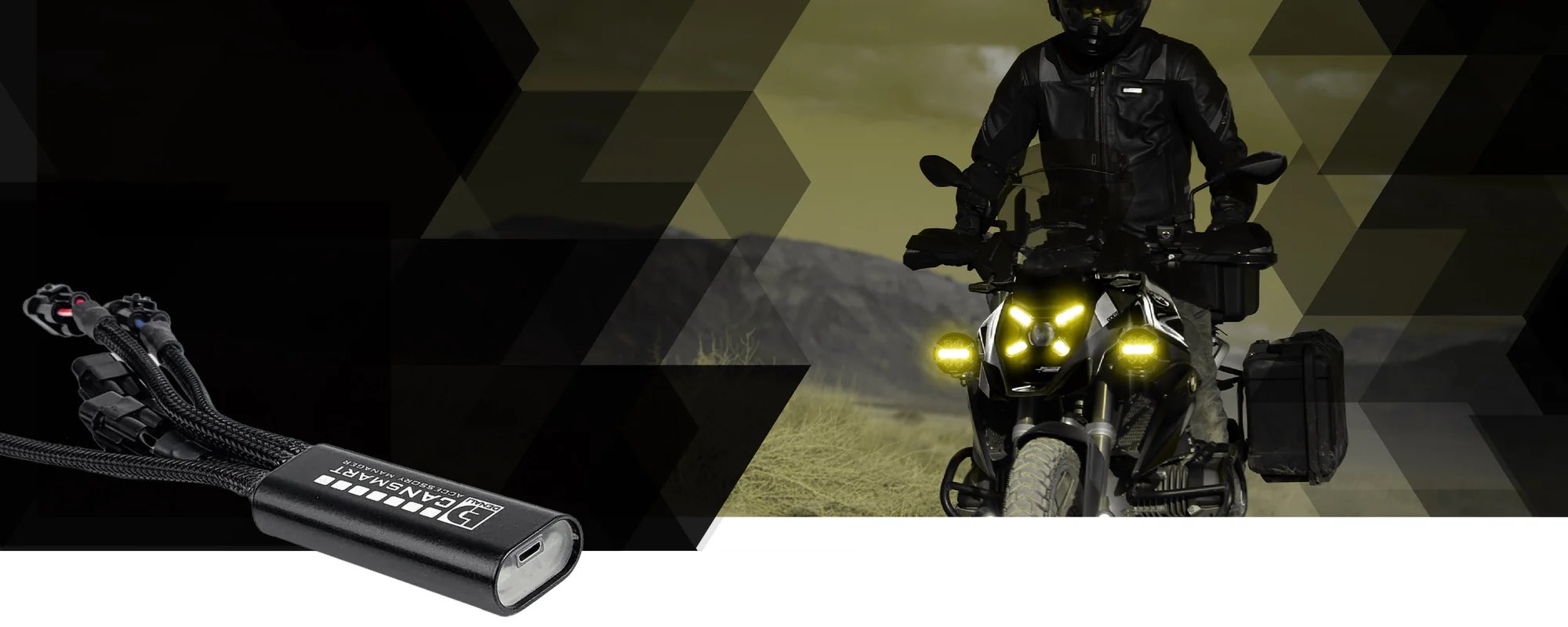 BMW R1300GS s DENALI světly