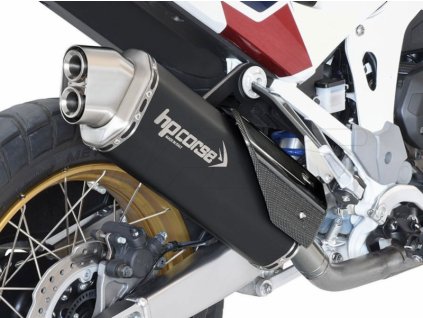 Exhaust Muffler HP Corse 4 Track Steel Black Honda Africa Twin CRF1100L