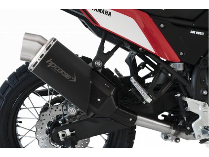 Exhaust tip HP Corse 4 Track R Black Steel Tenere 700 19-25