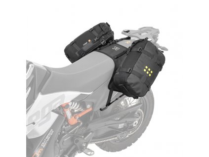 Set of 2x12l bags and Kriega base KTM 790 Adv. 19- / 890 Adv 20-