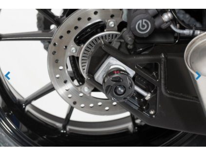 SW Motech Crash protector on rear axle F850GS F900GS