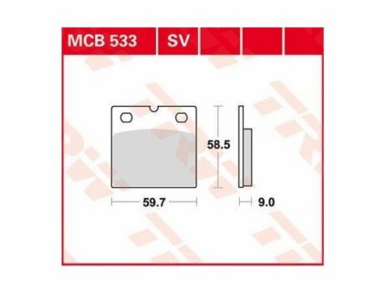 Brake pads R100GS TRW