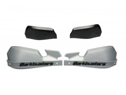 VPS plastic covers for Barkbusters silver