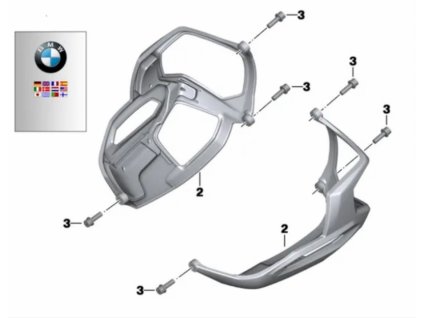 Cylinder head covers BMW R1200GS 10-12