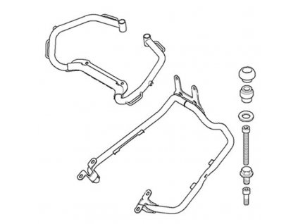 Vario side case holders BMW 08-17