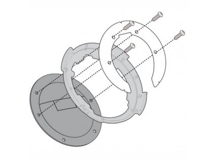 Objímka Kappa TANKLOCK R1200GS 08-12 Adventure 09-13