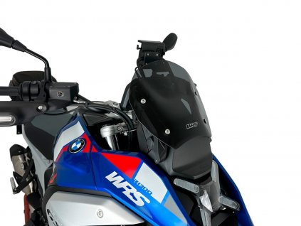 wrs windscreen sport dark smoked with radar bmw r 1300 gs 2023 2024