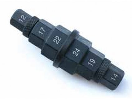 Hexagonal wheel axle extension Buzetti