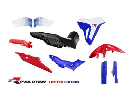 racetech rtech 2024 12 plastic kit 7 pcs honda t