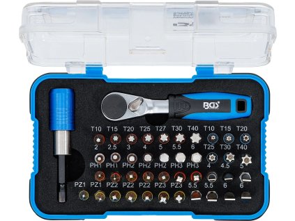 Bit ratchet and bits (43-piece set)