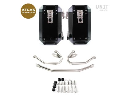 coppia borse atlas frameless in alluminio 40l 40l sistema di aggancio per borse frameless bmw r1300gs 13