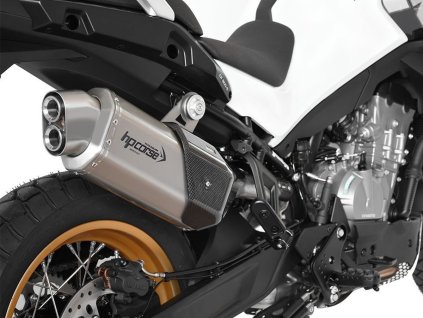 terminale 4 track r short titanium hp corse cf moto 800 mt 2022 2024