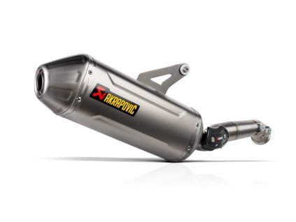 akrapovic approved titanium slip on silencer cfmoto 800 mt 2025