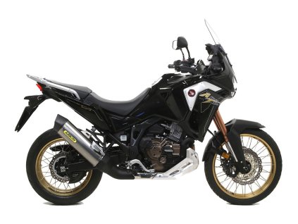 silenziatore race tech arrow titanio carbon honda crf 1100 l africa twin 2020 2024