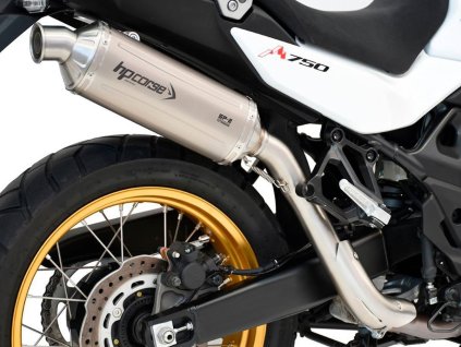 terminale scarico alto sp 2 short titanium hp corse honda transalp xl 750 2023 2025