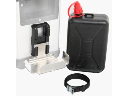 Hepco Becker 2l canister including holder and mounting kit