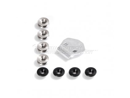 SW Motech Adapter for TraX Evo case on steel-rack