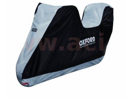 Aquatex motorcycle cover with luggage compartment