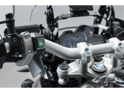 SW Motech Waterproof switch 12 V-illuminated for fog lights