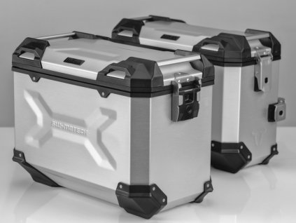Sada bočních kufrů Trax Adv., stříbrná R1200GS