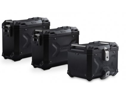 SW Motech Adventure set of black cases + holders Tiger 1200