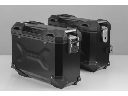 SW Motech Side Case and Holder Set TraX Adventure 37/37 L Black Tiger 1200 Explorer