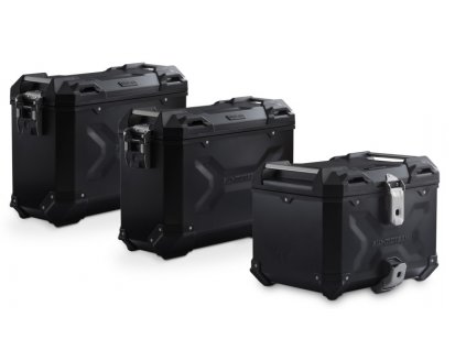 SW Motech Adventure set of black cases + holder CRF1000L 18-