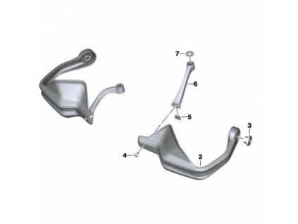 BMW F850GS handguards