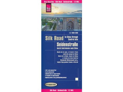 Silk Road map 1:2 miles