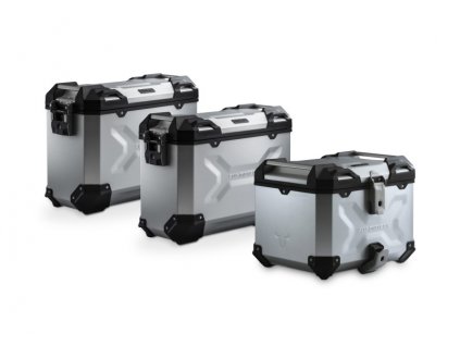 SW Motech Adventure set of silver cases + holder KTM 790 Adventure 19-