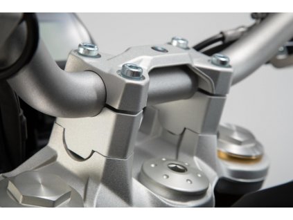 SW Motech Handlebar Riser +30mm Silver F850GS F900GS