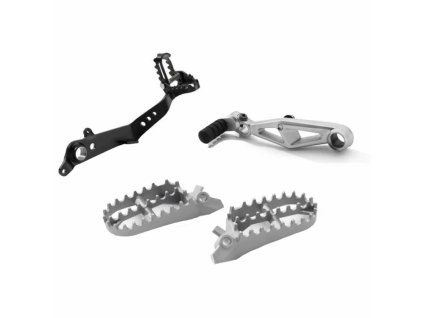Set of enduro footrests, gear and brake levers F850GS