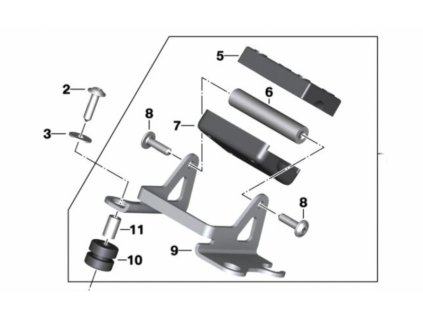 Holder for Smartphone Case BMW F850GS