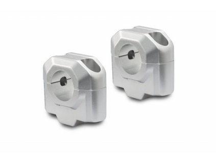 SW Motech Handlebar Riser Silver + 30 mm