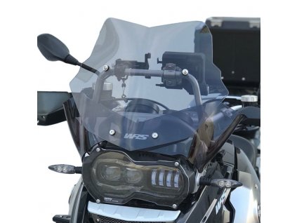 Rally screen WRS EVO smoked BMW R 1200 GS/ADV 04-12 (LED light)