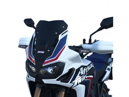 Sportovní plexi WRS matná černá Honda Africa Twin CRF1000L 16-19 / Adventure Sports