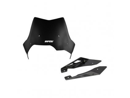Sports screen WRS matte black + FRAME BMW F 800 GS 2011-2017