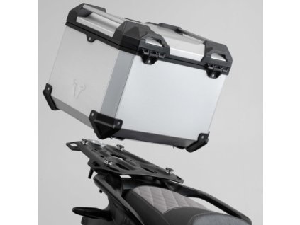 SW Motech TraX Adv. topcase system silver R1200/1250GS LC Adv. 13-